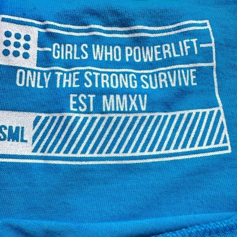 Euc Women’s “Girls Who Powerlift” brand T shirt size S - Picture 4 of 4